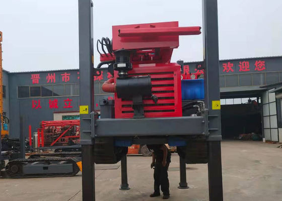 18t Lifting Force Large Pneumatic Drilling Rig Water Borehole Machine