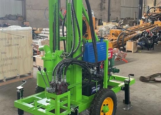 Mini Borewell Water Drilling Rig With 18 HP Engine For Personal Farming