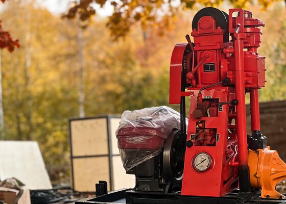 Exploration Mini Hydraulic Borewell Machine With Less Depth Farming Work