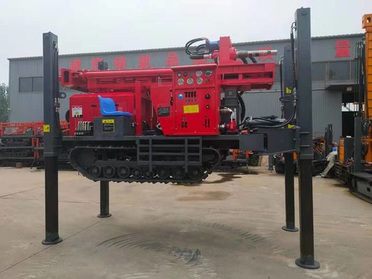 260m Percussive Pneumatic Drilling Rig Crawler Machine