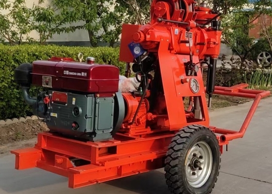 Máy khoan thử đất nhỏ 75mm Máy bơm nước thủy lực Spt