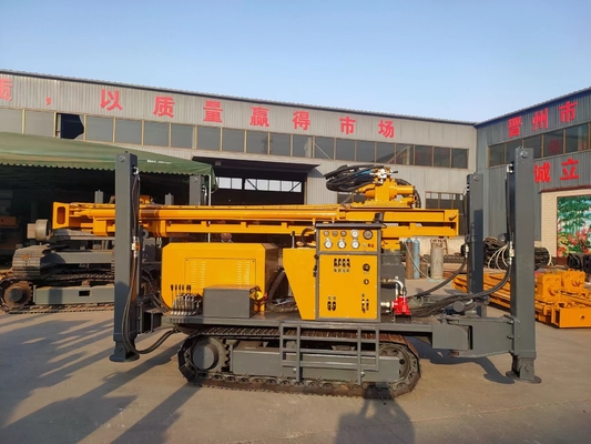 Máy khoan giếng khoan nước sâu 260m Động cơ Diesel Động cơ điện