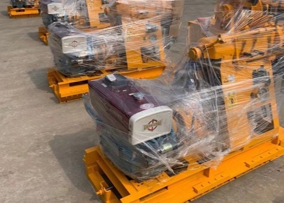 BW 160 Bơm bùn Máy khoan lõi thủy lực Điện diesel 80 mét Độ sâu