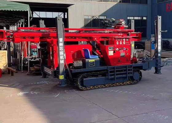 Máy khoan giếng nước 180M chạy bằng động cơ diesel Máy nổ đá lỗ khoan sâu công nghiệp
