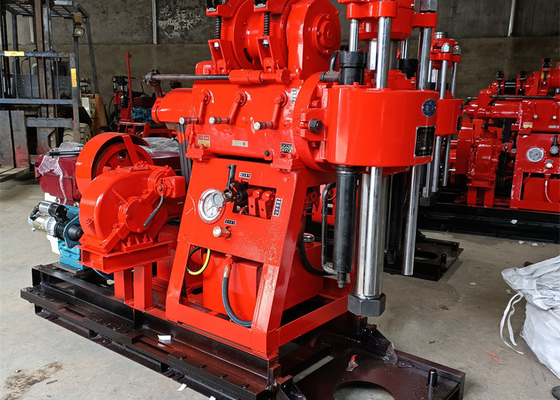 Máy khoan lõi 200m Thăm dò kỹ thuật động cơ diesel để thu thập mẫu GK 200