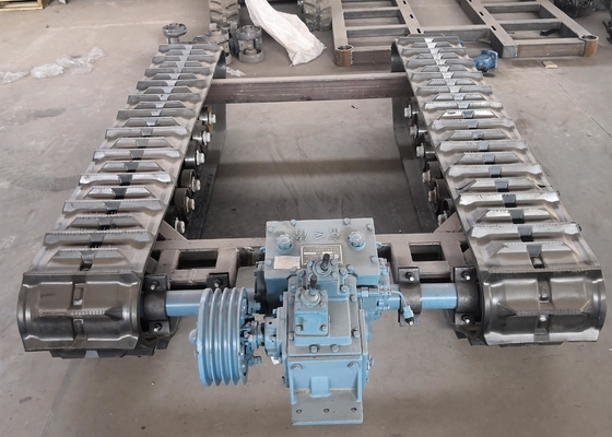Bánh xích cao su thép có chiều rộng 720mm Theo dõi khung gầm Kích thước thiết kế tùy chỉnh