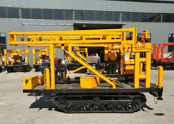 Giàn khoan thăm dò khai thác Công suất tùy chỉnh Nền tảng xây dựng bánh xích theo dõi bánh xích