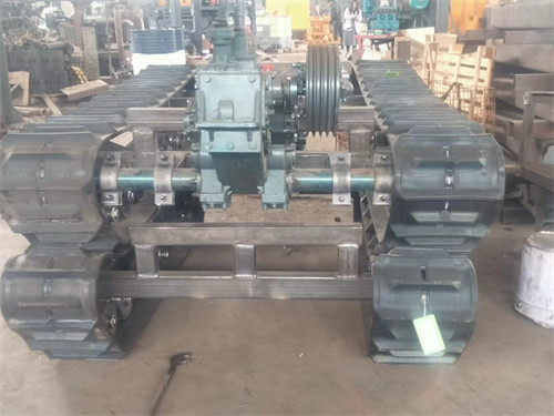 OEM Drilling Rig Bánh xích thép tùy chỉnh Theo dõi bánh xe với động cơ Diesel