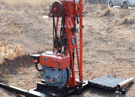 Máy khoan thăm dò 7.5kw St 50 Máy khoan lỗ khoan di động quay 0-50m / H Tốc độ khoan