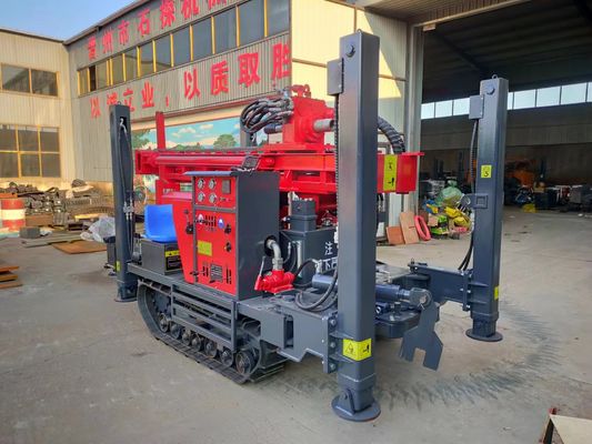 Giàn khoan khí nén 4t với tốc độ đi bộ 2,5 km / H và chiều dài thanh khoan 3 m