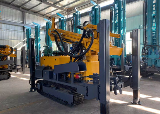 Máy khoan khí nén và bùn 6000kg Lỗ khoan nước lớn Độ sâu 280 mét