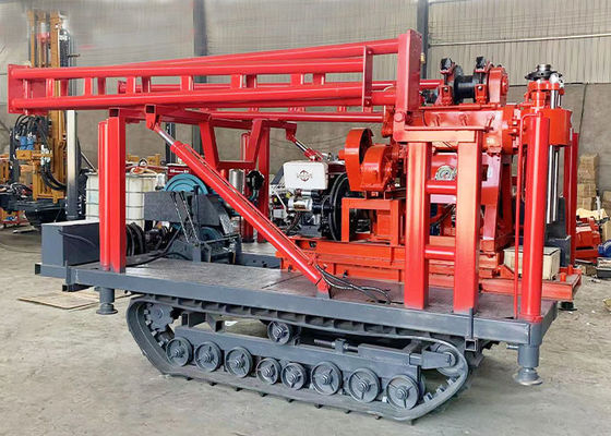 Máy khoan mẫu đất động cơ diesel / máy khoan kỹ thuật 600kg