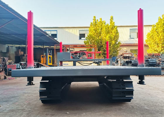 Thép Crawler Track Undercarriage Capacity Loading 2MT -20 MT Với Bốn Outriggers