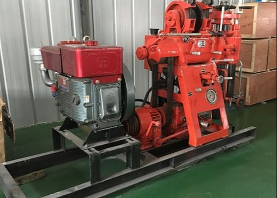 18 HP động cơ diesel chạy lõi khoan và giàn khoan với 150 mét dung lượng