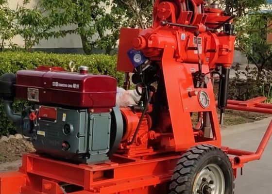 Đàn khoan thăm dò XY-1 để kiểm tra đất 100m Độ sâu 42mm Diameter rod