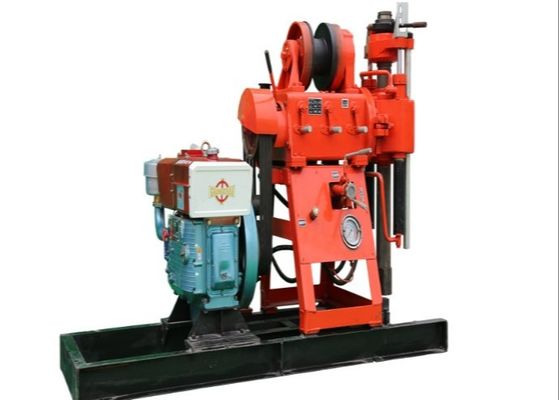Máy khoan địa chất diesel vàng cho 100 mét thu thập mẫu