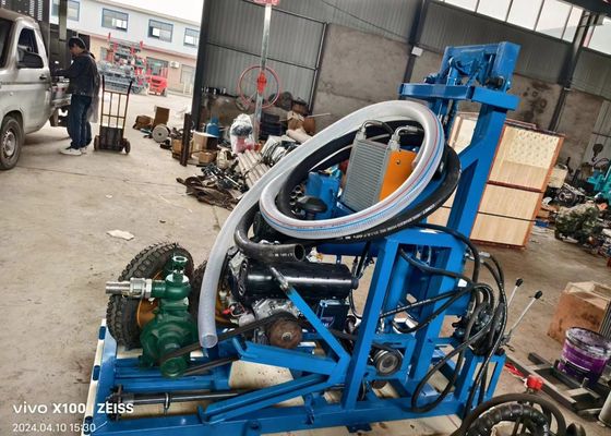 Máy khoan giếng nước với độ sâu 120 mét và đường kính lỗ lớn