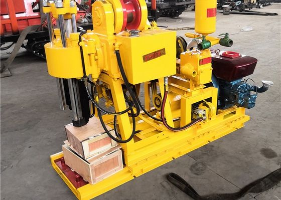 Máy khoan dầu diesel địa chất cá nhân 100mm Độ sâu 100m Đỏ/Vàng/Xanh