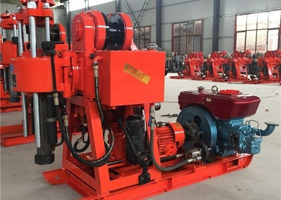 Máy khoan địa chất 180m-200m để khai thác khoan kỹ thuật