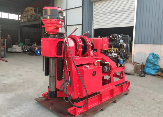 XY-2B Máy khoan giếng nước thủy lực gắn bánh xích sâu 500 mét
