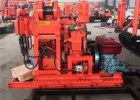 XY-1 Một máy khoan thử đất 150 mét với động cơ diesel 18 HP cho thăm dò