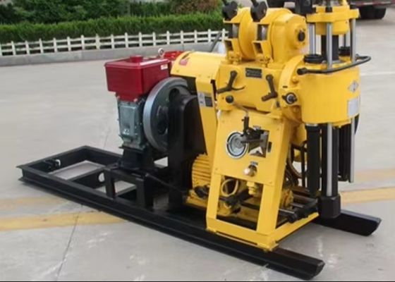 Máy khoan thử đất 100m Giới kỹ thuật khoan với máy bơm bùn