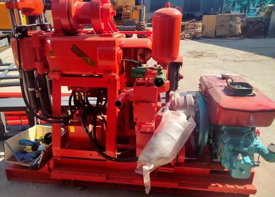 Độ sâu 200m Máy khoan thử đất cho khoan khoan lõi với động cơ diesel 22 HP