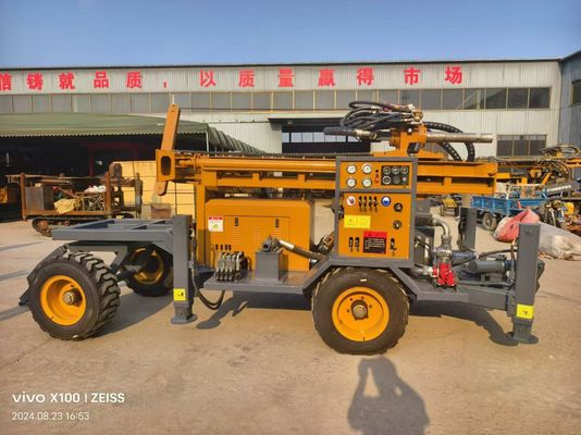 Độ sâu khoan 200m Đồ khoan giếng nước mạnh mẽ Với tốc độ khoan nhanh Độ kính lỗ lớn