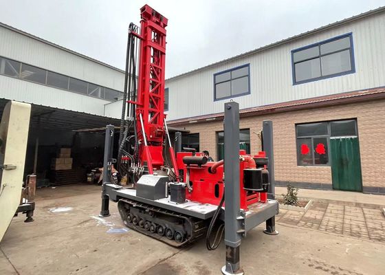 Crawler gắn máy khoan 200 mét Độ sâu khoan với máy nén không khí 17/18