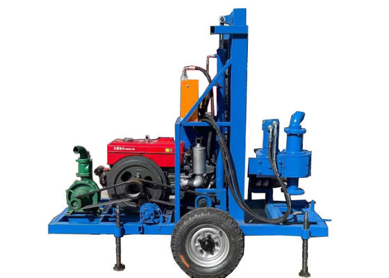 Nhà Máy khoan giếng nước thủy lực với động cơ diesel