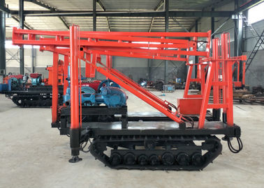 Red Track Mounted Rig giàn khoan, Máy khoan bánh xích XY-1A cho giếng nước