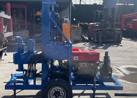Sản xuất nước giếng khoan khoan thiết bị khoan dễ dàng di chuyển 120 mét