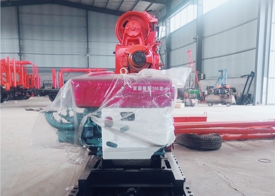 Máy khoan địa chất XY-1A Diesel, độ sâu 150m, ống 42mm