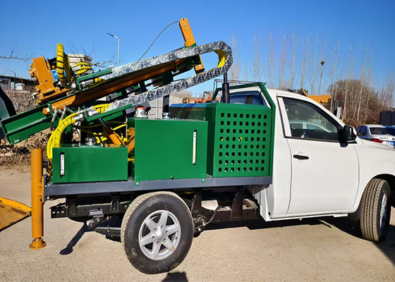 Khảo sát địa chất Borewell Truck khoan dễ di chuyển