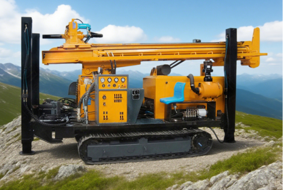 100m 200m 300m máy khoan Crawlerbig với động cơ diesel công suất cao
