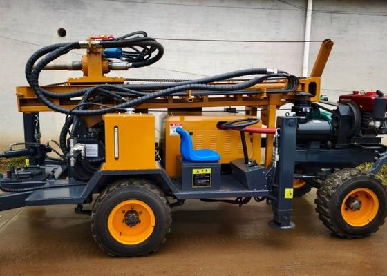 Máy khoan khí nén với đường kính lỗ 100-350mm và hệ thống lái khí nén cho tầng đá