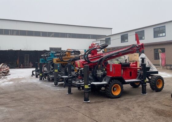 Máy khoan đá dưới lòng đất 200 mét Độ sâu Ứng dụng công nghiệp