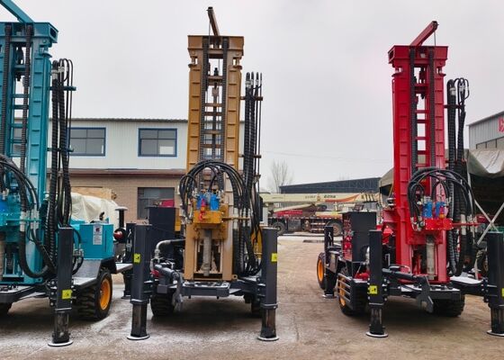 Máy khoan giếng sâu khí nén 100 mét với động cơ diesel công suất lớn