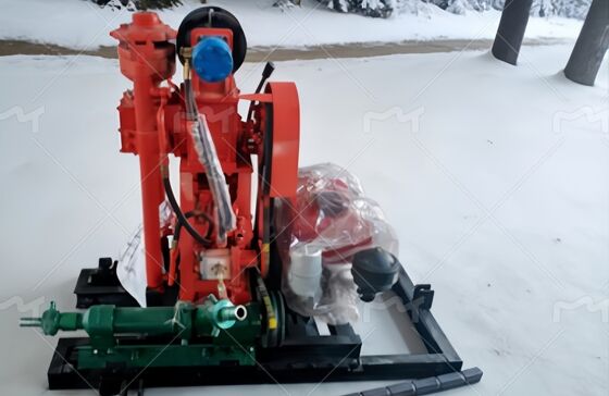 Thiết bị khoan giếng nhỏ thủy lực ST 50 Lắp bánh tùy chọn