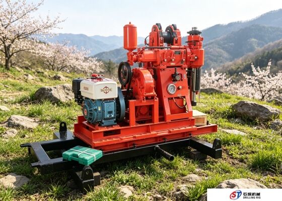 Dễ dàng vận hành Máy khoan động cơ diesel XY-1A cho thăm dò