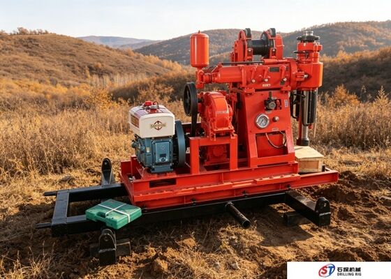 Máy khoan lỗ bền XY1A Động cơ chạy bằng dầu diesel thích hợp cho thu thập mẫu đất sâu