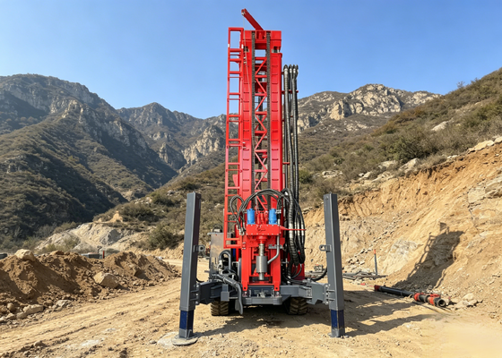 0-180m Cỗ máy khoan giếng nước hiệu quả cho các vùng khô cằn