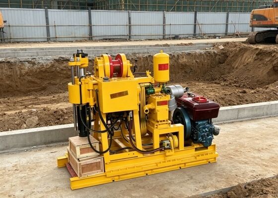 Máy khoan động cơ Diesel 22 HP lý tưởng cho việc kiểm tra đất và điều tra nền móng