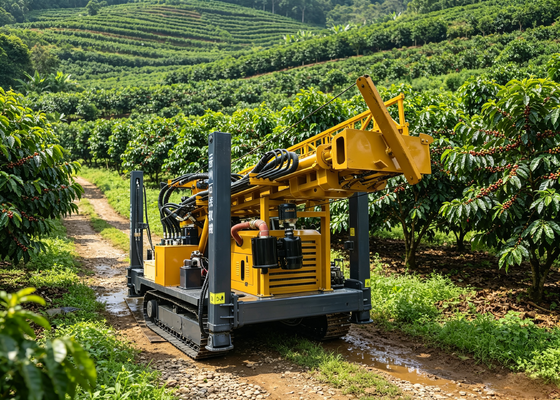 Yuchai 85KW Máy khoan lỗ thủy lực cho khu vực khô cằn