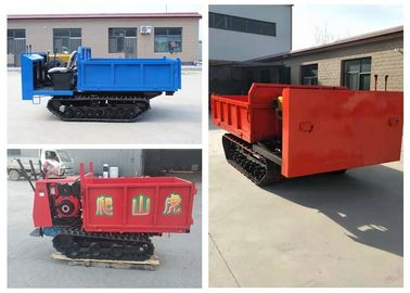 Xe vận chuyển theo dõi nông nghiệp Mini Dumper, xe cao su theo dõi