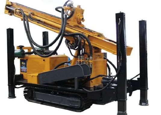 200m hệ thống thủy lực theo dõi DTH ắc lực máy kéo gắn máy khoan