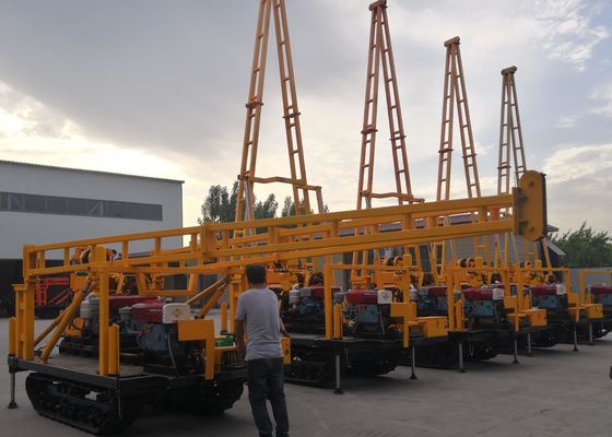 Giàn khoan giếng nước nhỏ 100m lắp bánh xích