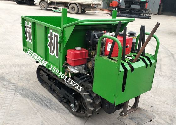 Trình thu thập thông tin theo dõi cao su hiệu quả cao 0,8T Tất cả các phương tiện vận chuyển địa hình cho bánh xích Mini Dumper