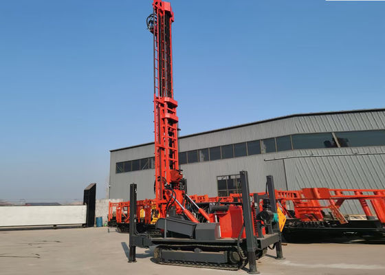 Giàn khoan giếng nước đầy đủ 350m khí nén 92Kw thủy lực