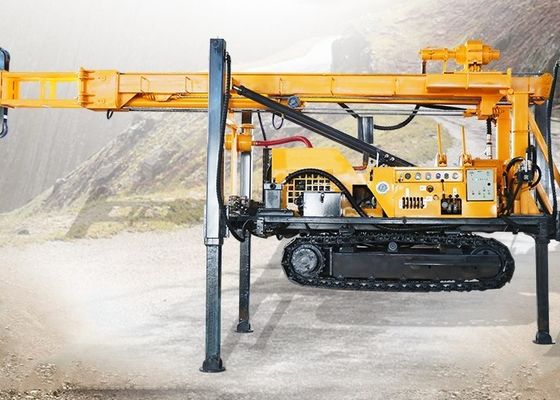 Máy khoan bánh xích 70kw 260m cho dự án nước vùng núi